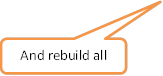 And rebuild all